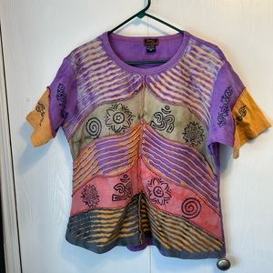 Multicolored top